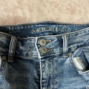 American Eagle Outfitters High Rise Blue Jeans